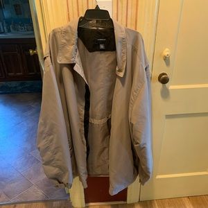Men’s Tan Harbor Bay Windbreaker 4XLT